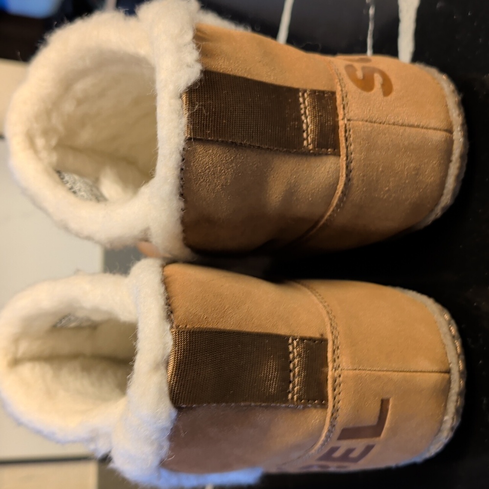 Sorel Nakiska Tan Winter Boots with White Trim Size 10 MSRP $104.95 - Picture 10 of 13